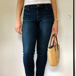 Vera Wang Dark Wash Skinny Jean, Like New